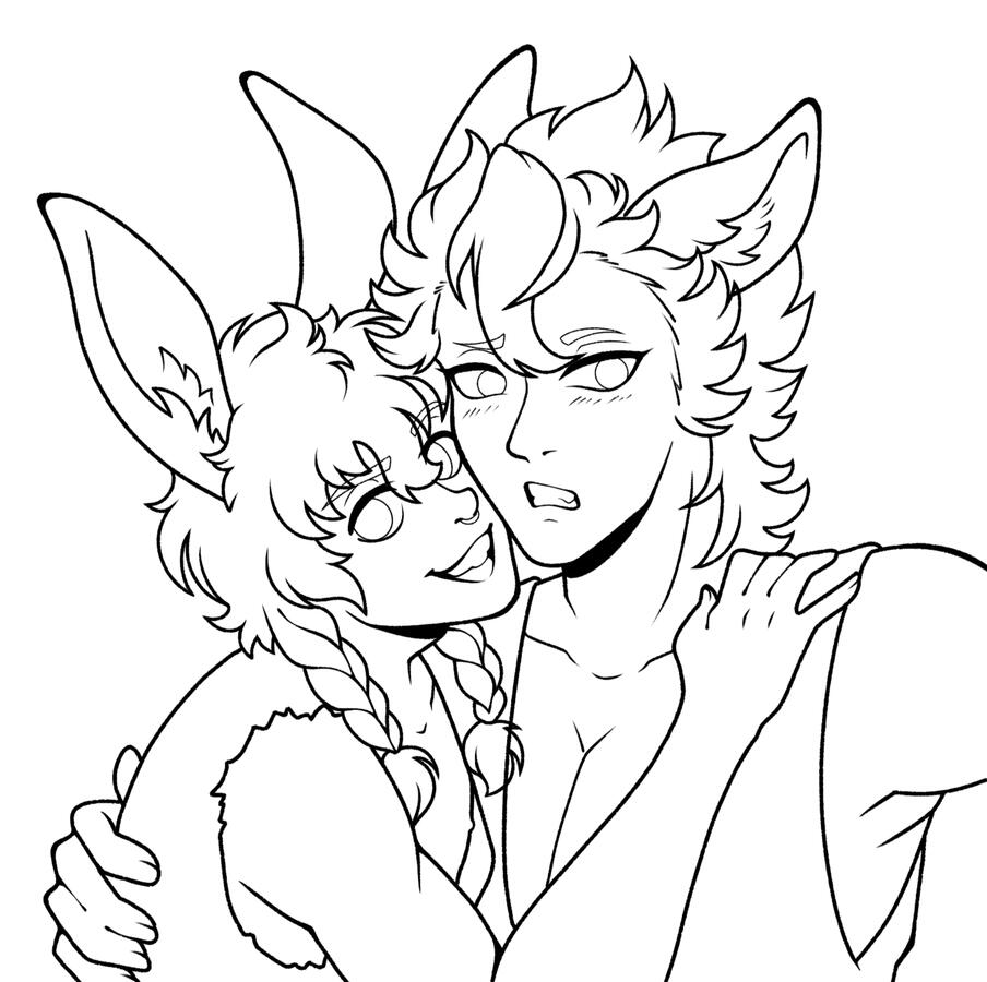 lineart busts