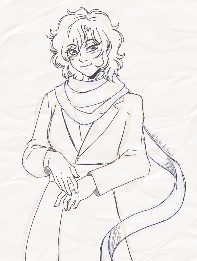 sketch halfbody