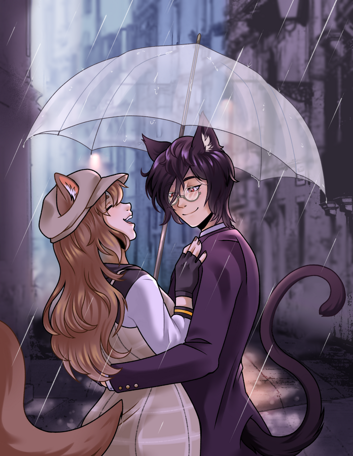 color half body + bg