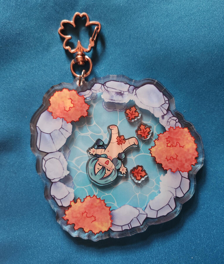 Acrylic Shaker Keychain